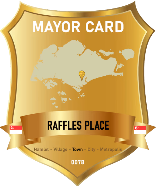 Mayor Card for Raffles Place, Singapore